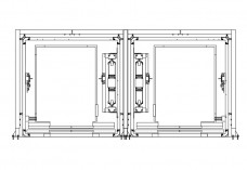 Double Lift top view | FREE AUTOCAD BLOCKS