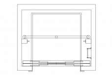 Single Lift top view | FREE AUTOCAD BLOCKS