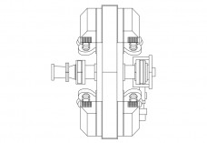 Motor top view | FREE AUTOCAD BLOCKS