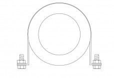 Pipe elevation | FREE AUTOCAD BLOCKS