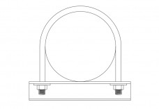 Pipe elevation | FREE AUTOCAD BLOCKS