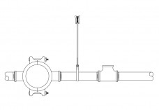 Pipe elevation | FREE AUTOCAD BLOCKS