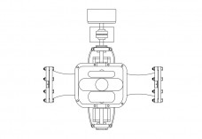 Pump elevation | FREE AUTOCAD BLOCKS