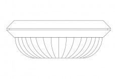 Smoke Detector elevation | FREE AUTOCAD BLOCKS