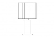 Table Llight elevation | FREE AUTOCAD BLOCKS