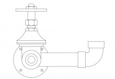 Valve elevation | FREE AUTOCAD BLOCKS