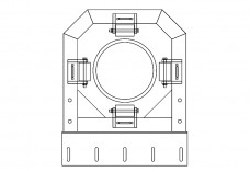 Water Pillar top view | FREE AUTOCAD BLOCKS