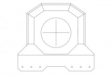 Water Pillar top view | FREE AUTOCAD BLOCKS