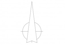 North Symbol | FREE AUTOCAD BLOCKS