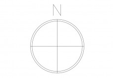 North Symbol | FREE AUTOCAD BLOCKS