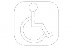 International Symbol for Access | FREE AUTOCAD BLOCKS