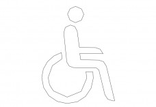 International Symbol for Access | FREE AUTOCAD BLOCKS