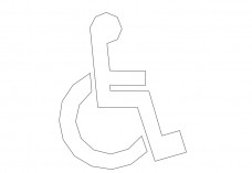 International Symbol for Access | FREE AUTOCAD BLOCKS