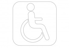 International Symbol for Access | FREE AUTOCAD BLOCKS