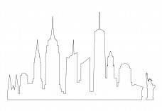 New York Skyline | FREE AUTOCAD BLOCKS