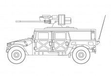 Military Car | FREE AUTOCAD BLOCKS