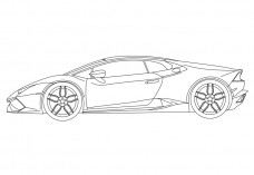 Supercar | FREE AUTOCAD BLOCKS