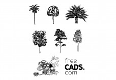 Trees Bundle | FREE AUTOCAD BLOCKS