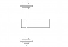 Gym Equipment top view | FREE AUTOCAD BLOCKS