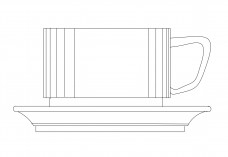 Coffee cup | FREE AUTOCAD BLOCKS