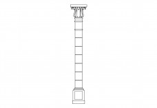 Column elevation | FREE AUTOCAD BLOCKS