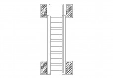 Escalator elevation | FREE AUTOCAD BLOCKS