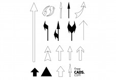 Arrows Bundle | FREE AUTOCAD BLOCKS