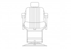 Barber Chair | FREE AUTOCAD BLOCKS