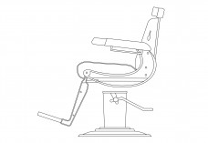 Barber Chair | FREE AUTOCAD BLOCKS