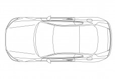 Car top view | FREE AUTOCAD BLOCKS