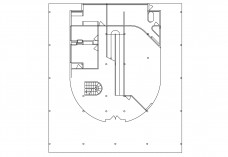 Villa Savoye floor plan | FREE AUTOCAD BLOCKS