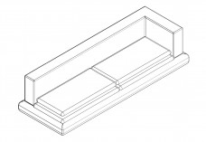 3D sofa | FREE AUTOCAD BLOCKS