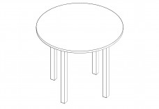 3D dining table | FREE AUTOCAD BLOCKS
