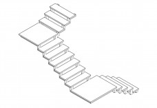 3D staircase | FREE AUTOCAD BLOCKS