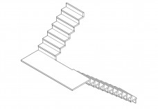 3D staircase | FREE AUTOCAD BLOCKS