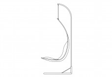 Hanging Chair eleavation | FREE AUTOCAD BLOCKS
