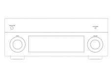 Amplifier front side | FREE AUTOCAD BLOCKS