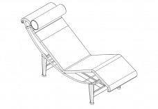 3D Chaise Longue | FREE AUTOCAD BLOCKS