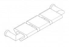 3D Bench | FREE AUTOCAD BLOCKS