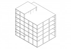 3D building shell | FREE AUTOCAD BLOCKS