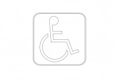 International Symbol for Access | FREE AUTOCAD BLOCKS