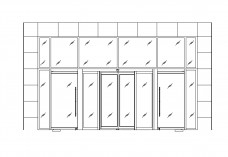 Entrance elevation | FREE AUTOCAD BLOCKS