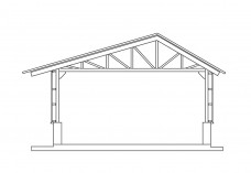 Truss Ceiling Section | FREE AUTOCAD BLOCKS