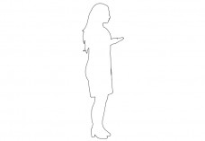 Person Standing | FREE AUTOCAD BLOCKS