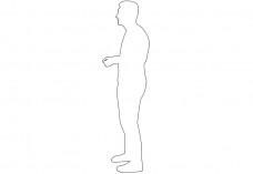 Person Standing | FREE AUTOCAD BLOCKS