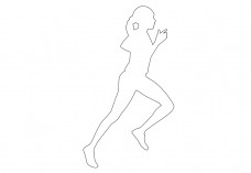 Person Running | FREE AUTOCAD BLOCKS