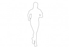 Person Running | FREE AUTOCAD BLOCKS