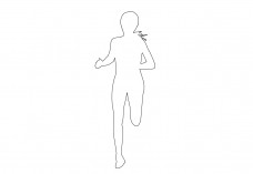 Person Running | FREE AUTOCAD BLOCKS