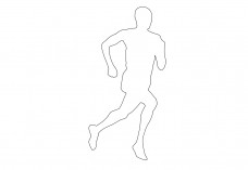 Person Running | FREE AUTOCAD BLOCKS