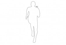 Person Running | FREE AUTOCAD BLOCKS